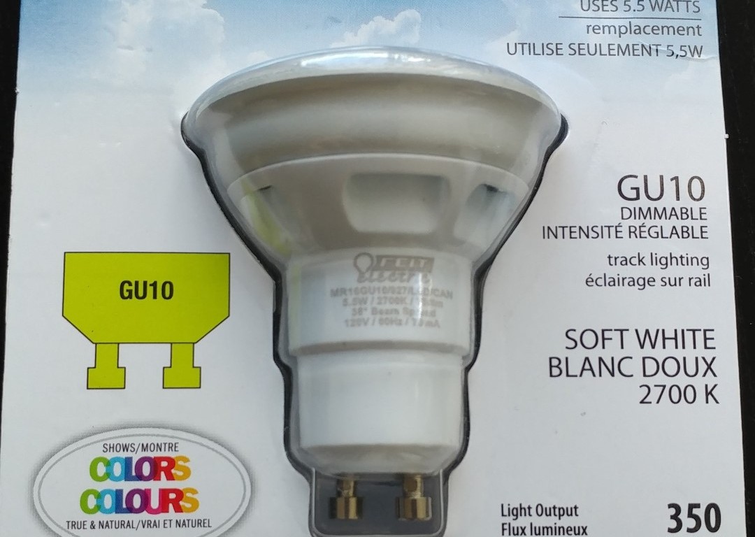 FEIT "enhance vivid natural light" GU10 bulb